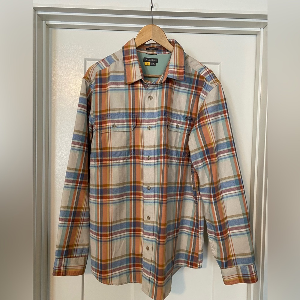 Eddie Bauer Men's Flannel Button-Up Shirt